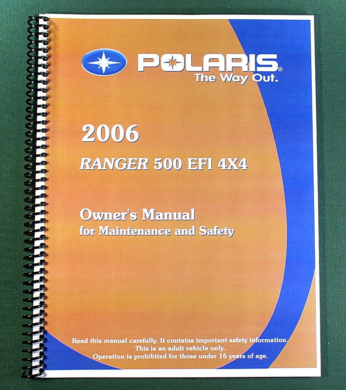 2006 Polaris Ranger 500 EFI 4×4 Owner’s Manual: 114 Pages & Protective Covers