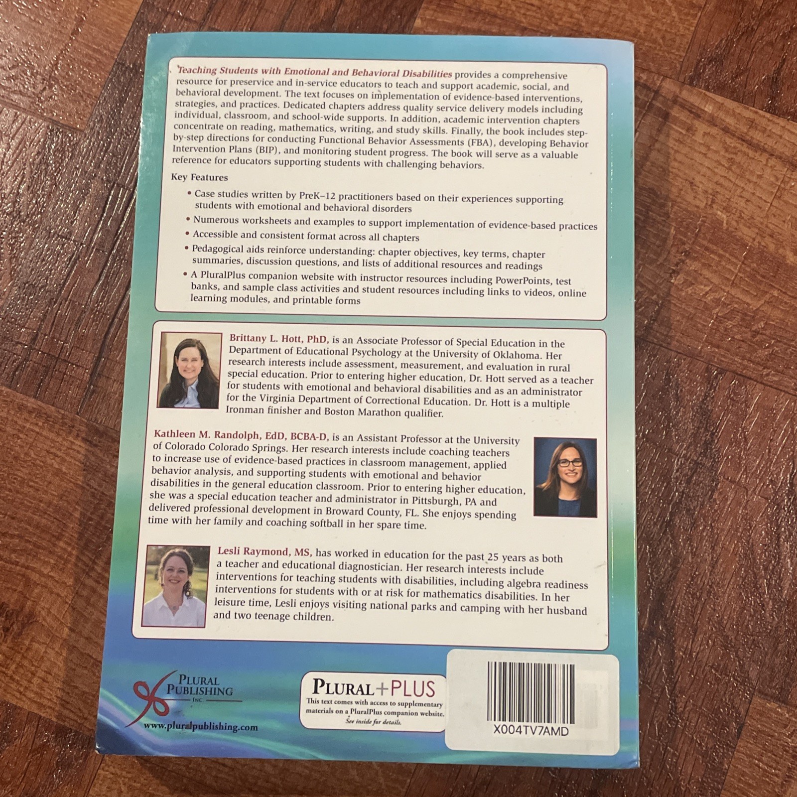 Teaching Students with Emotional and Behavioral Disabilities Book Hott Randolph
