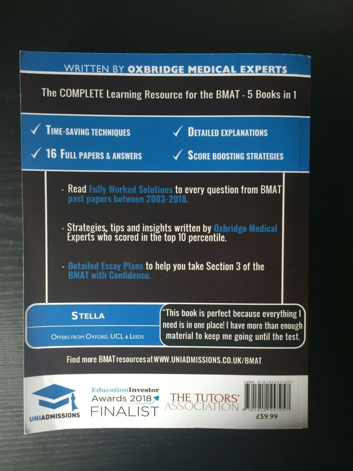 UniAdmissions Ultimate BMAT Collection: 5 Books in 1 (Guide, Papers & Solutions)