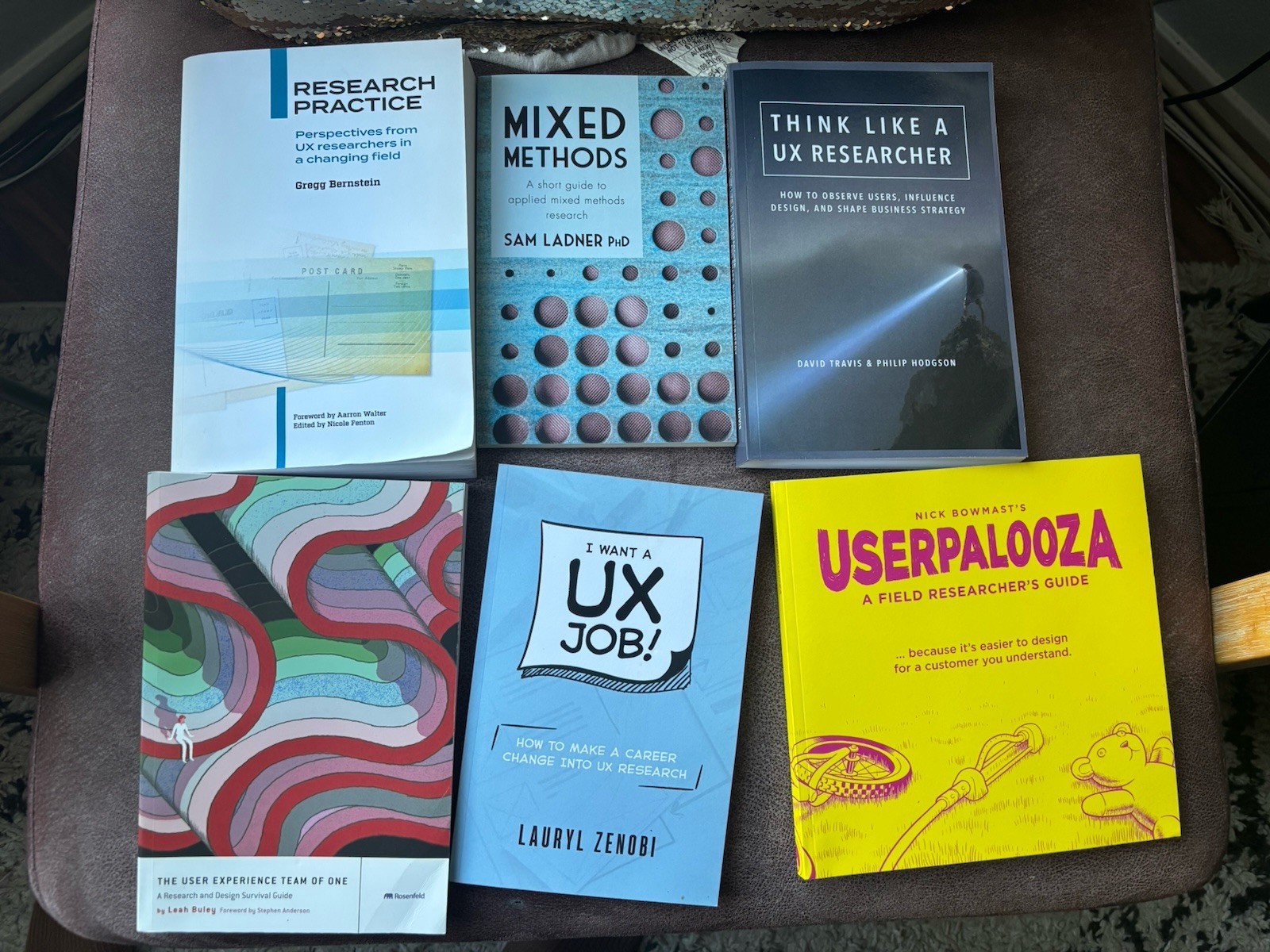 UX Research Book Lot Rosenfeld Media Mixed Methods Think Like a UX Researcher
