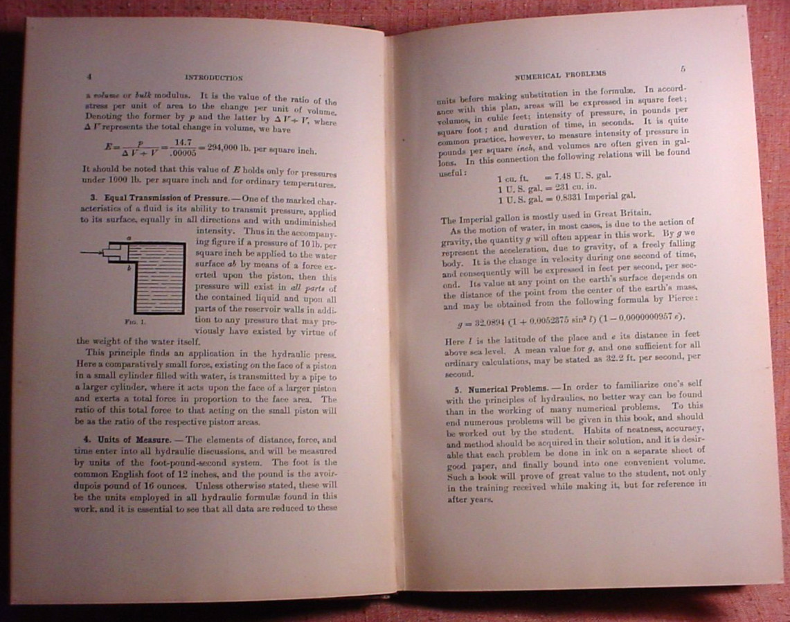 Text-Book On Hydraulics Hardbound Book – George E Russell – Henry Holt & Co 1915