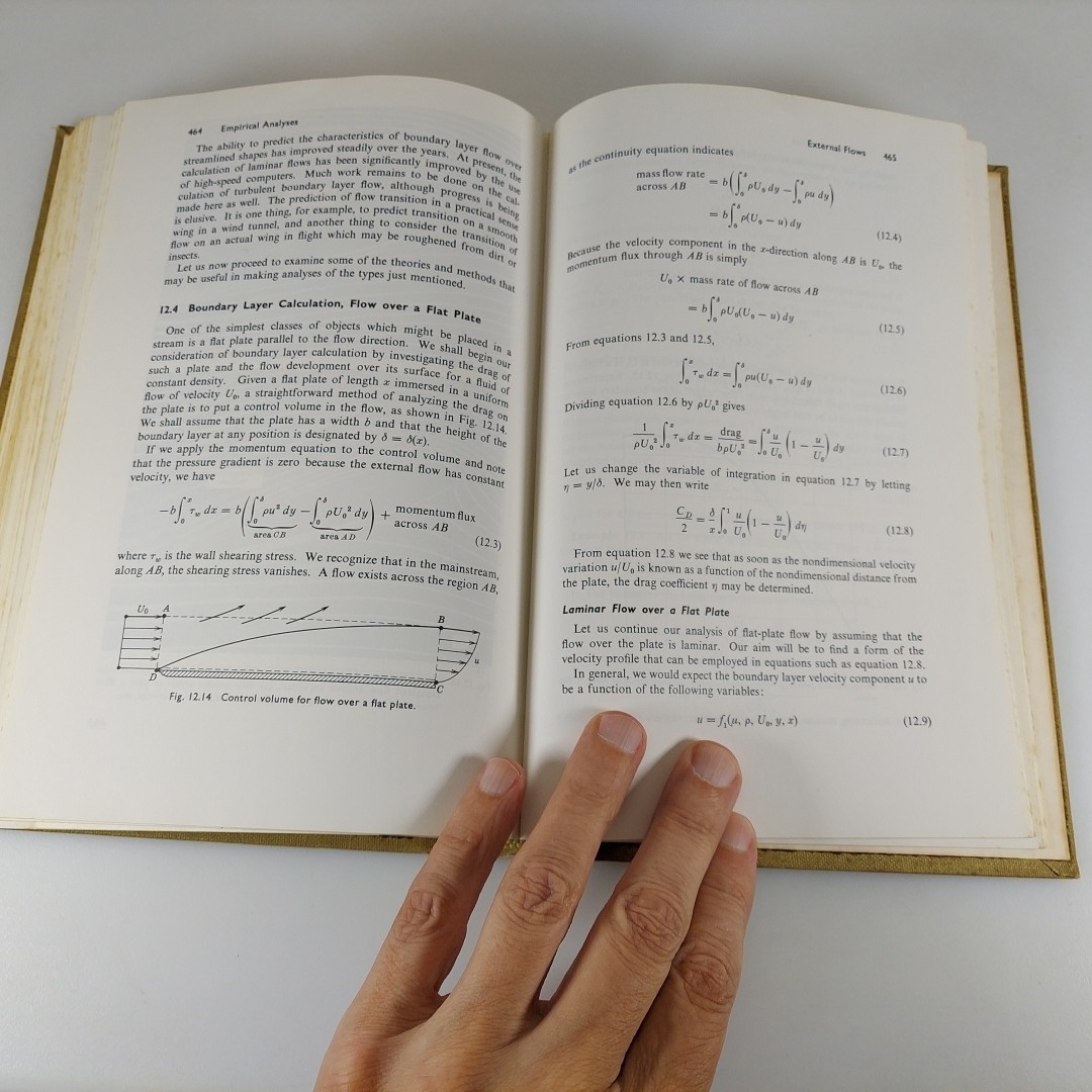 Fluid Mechanics by Arthur G. Hansen 1967 John Wiley and Sons Illustrated HC
