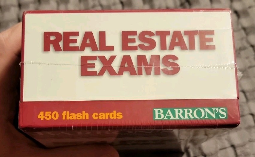 NEW Barron’s Test Prep Ser.: Real Estate Exam Flash Cards by Jack P. Friedman