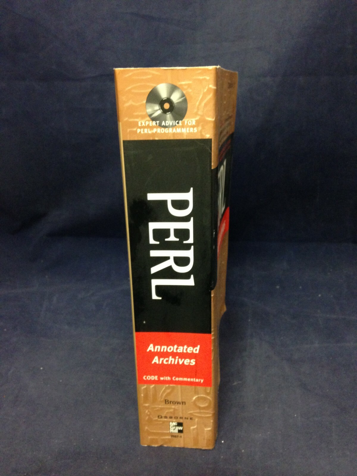 PERL Annotated Archives w/CD Martin Brown Osborne/McGraw Hill 1999 PB BN 211215