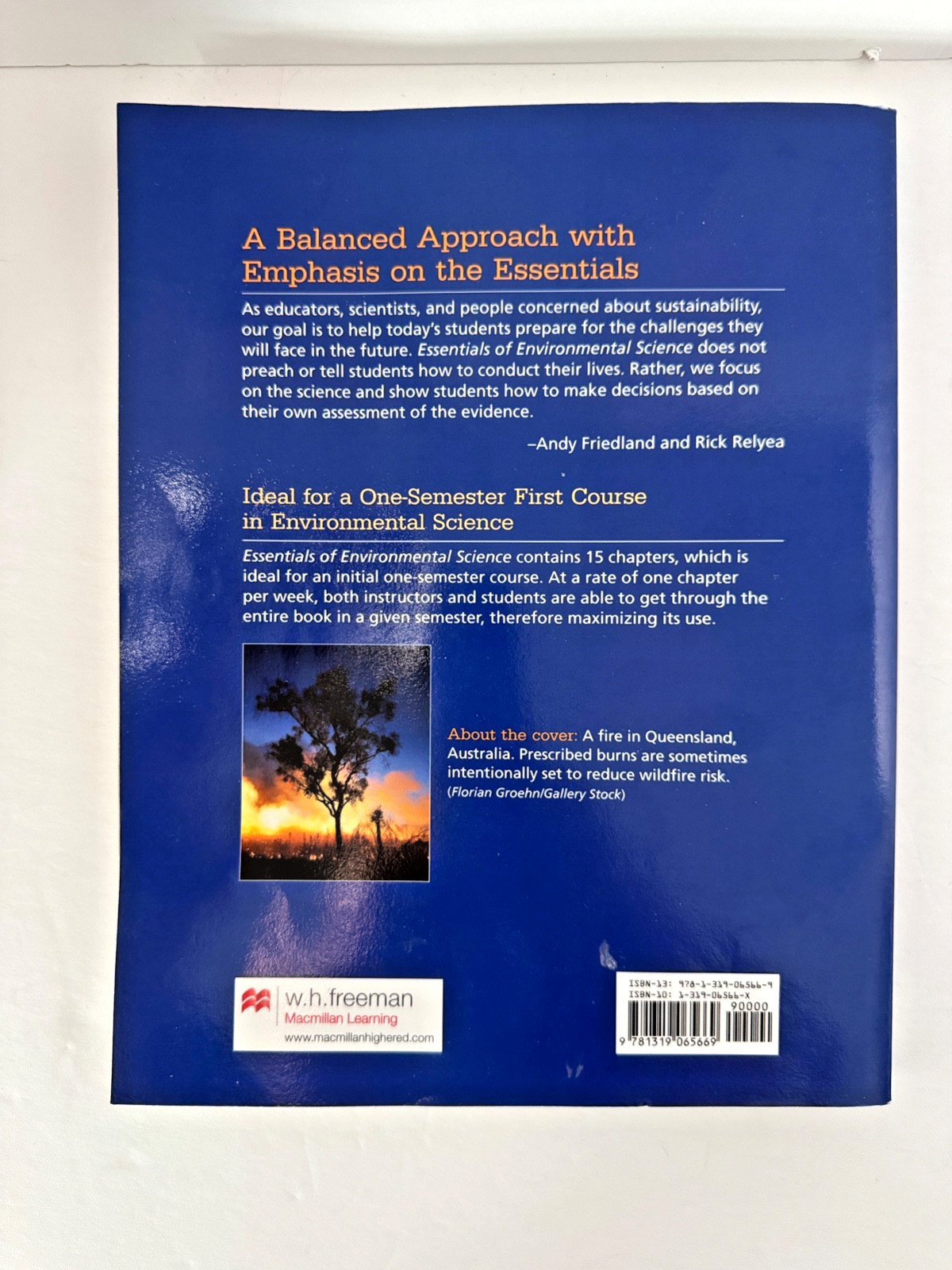Essentials of Environmental Science by Andrew Friesland & Rick Relyea (2nd Ed.)