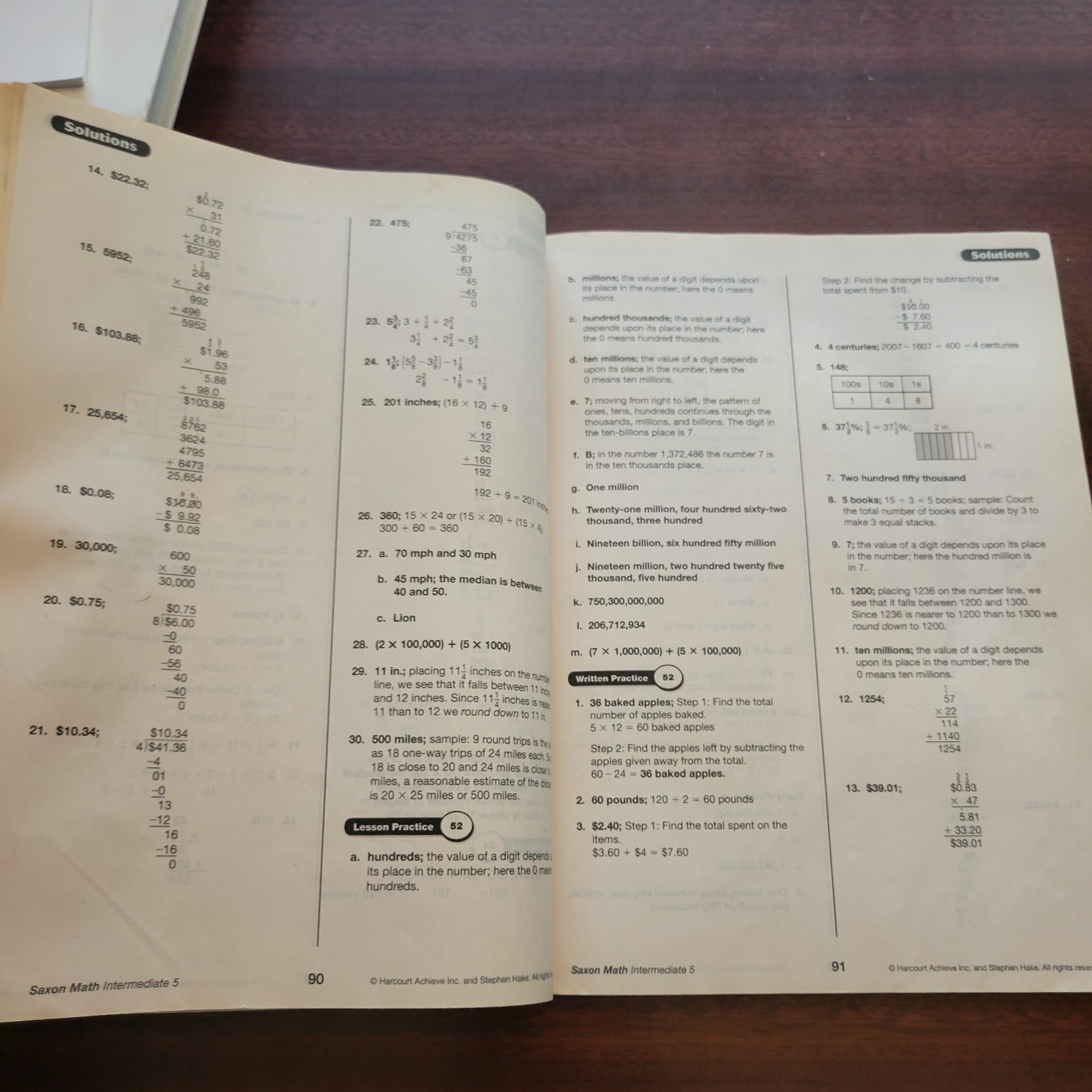 Saxon Math Intermediate 5 Teacher & Student Books