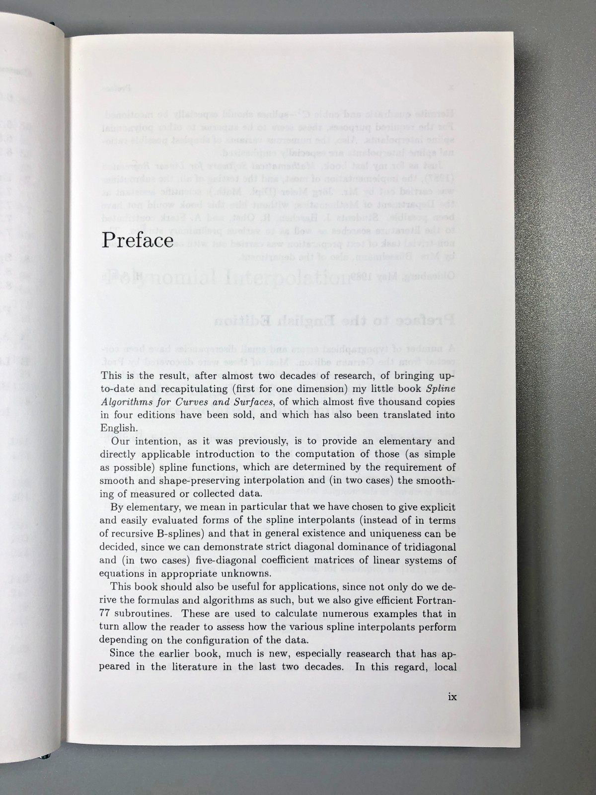 One Dimensional Spline Interpolation Algorithms Helmuth Späth Hardback 1995