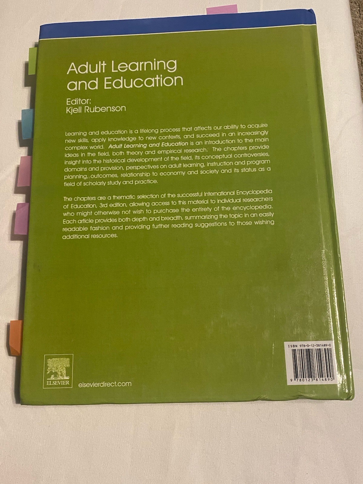 Adult Learning and Education by Kjell Rubenson (2011, Hardcover)