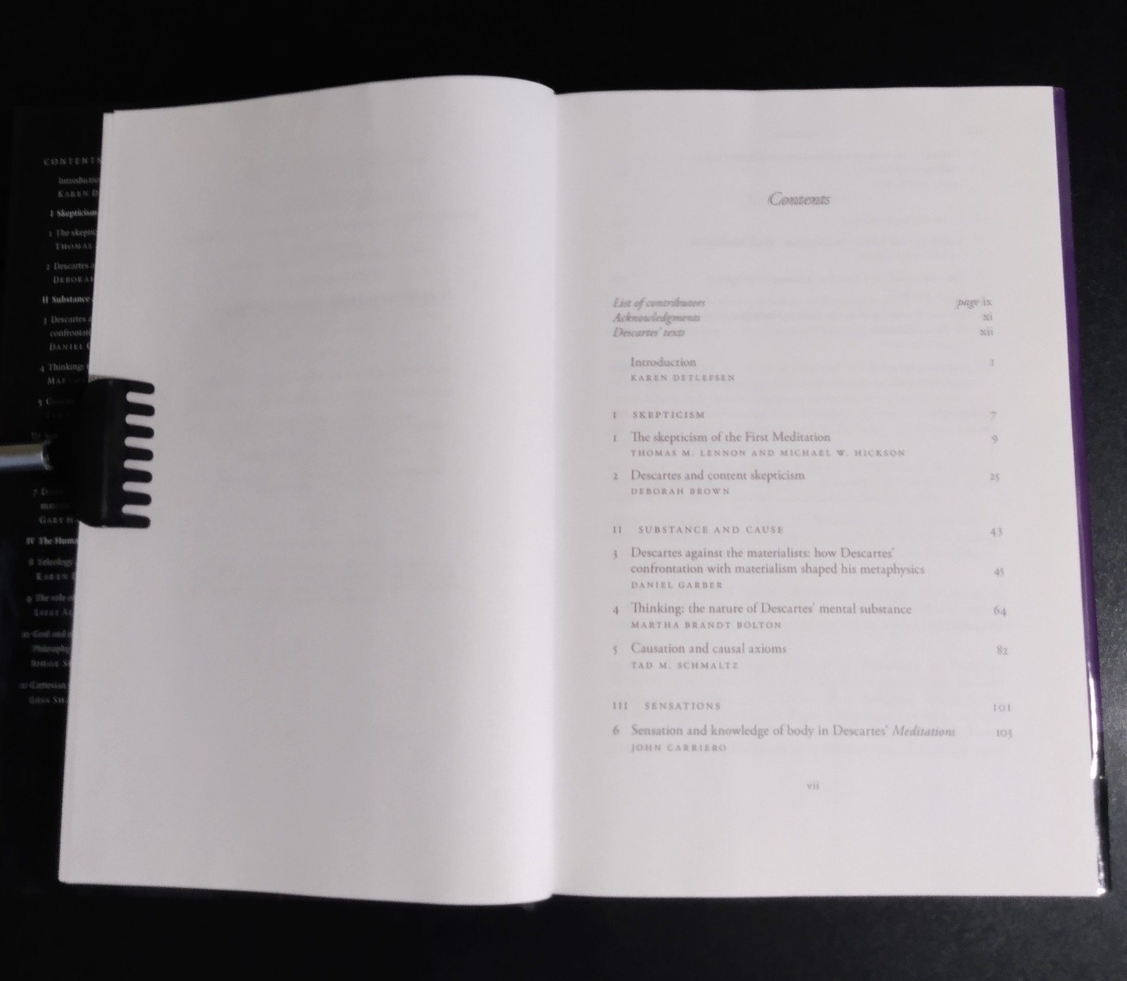 DESCARTES’ MEDITATIONS A Critical Guide – Karen Detlefsen (hc/dj) 2013
