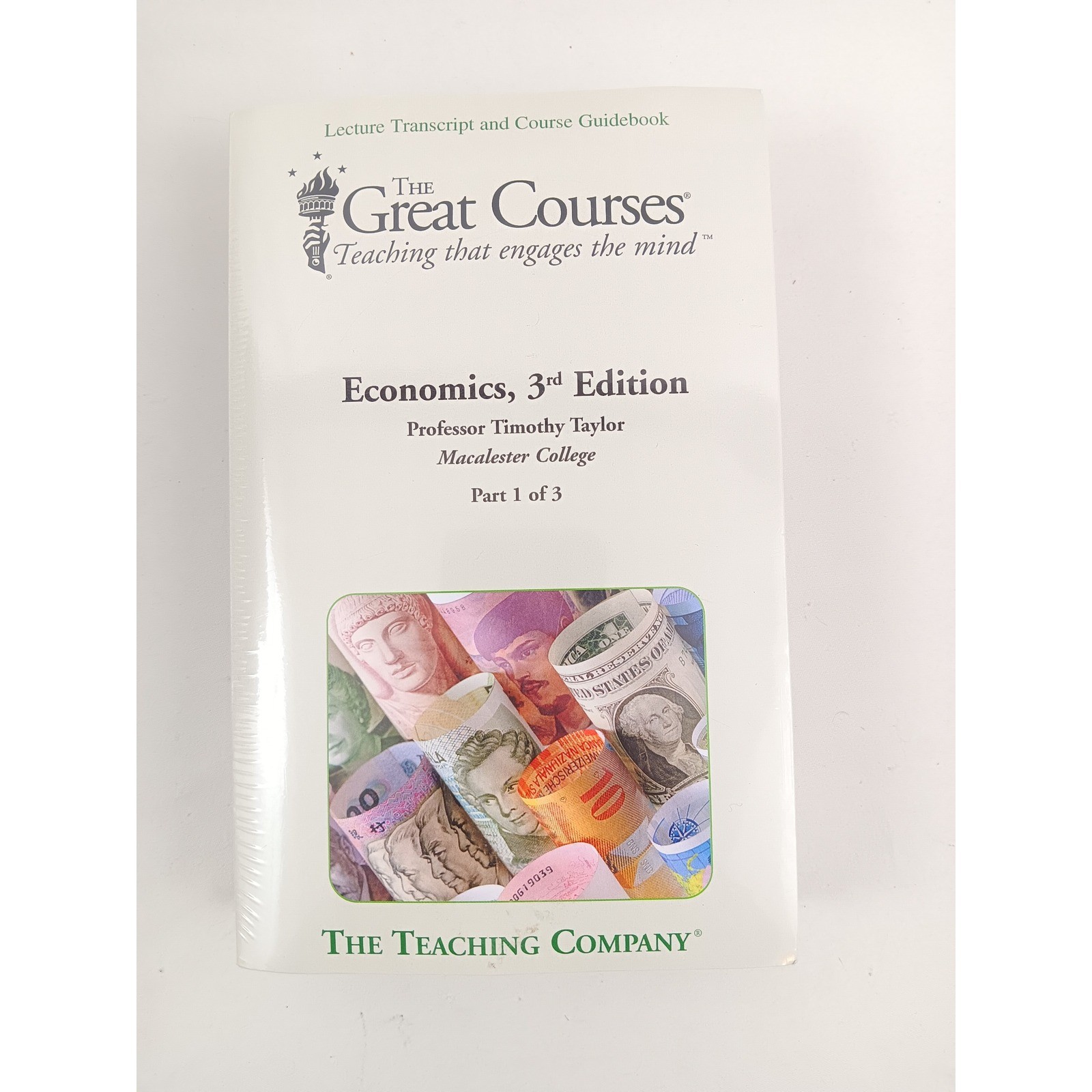 The Great Courses Economics Lecture Transcripts Professor Timothy Taylor NEW
