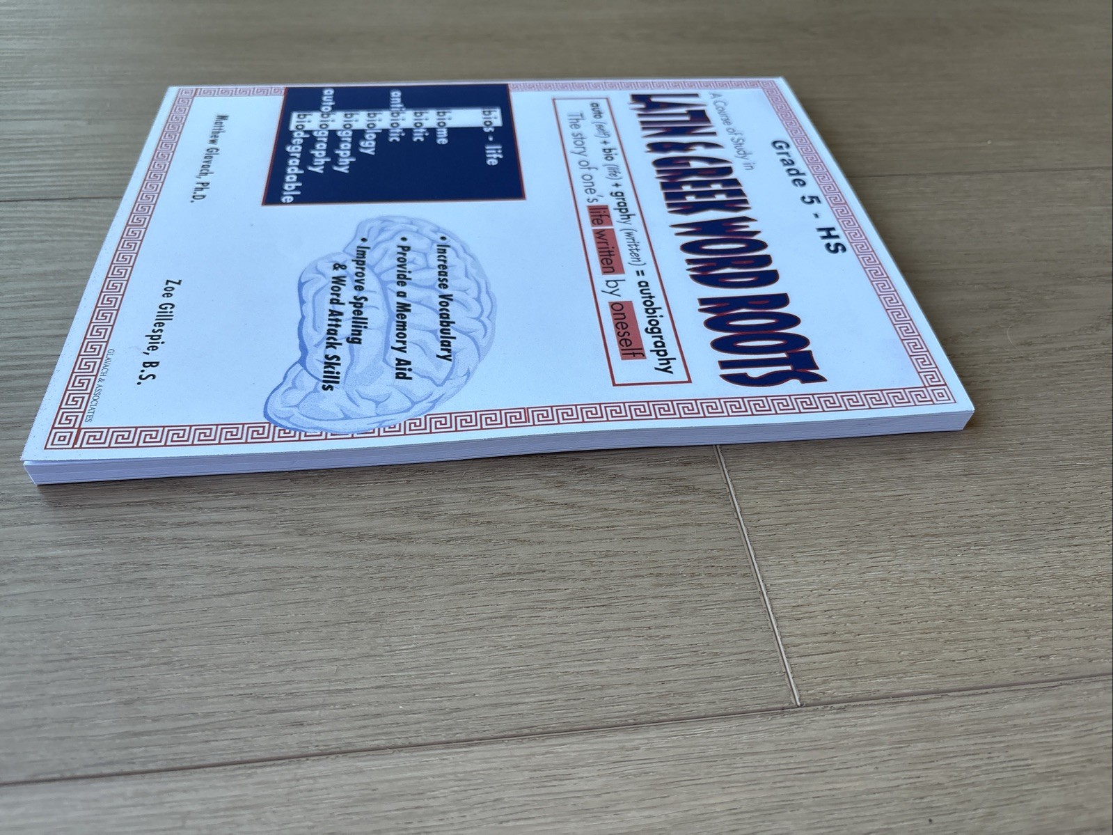 Course of Study in LATIN and GREEK WORD ROOTS, Grade 5 – HS by Glavach, Matt.