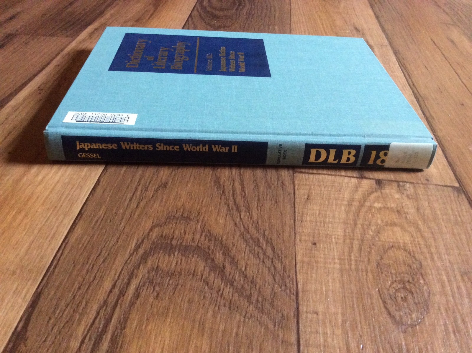 Japan Dictionary fiction Writers WWII Literary Bio Vol 182 hardcover