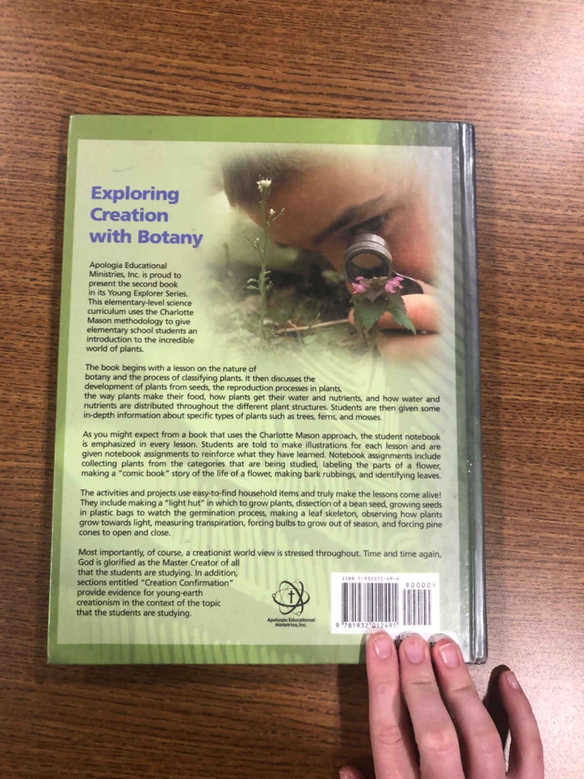 Young Explorer Series: Exploring Creation with Botany Textbook-Jeannie Fulbright