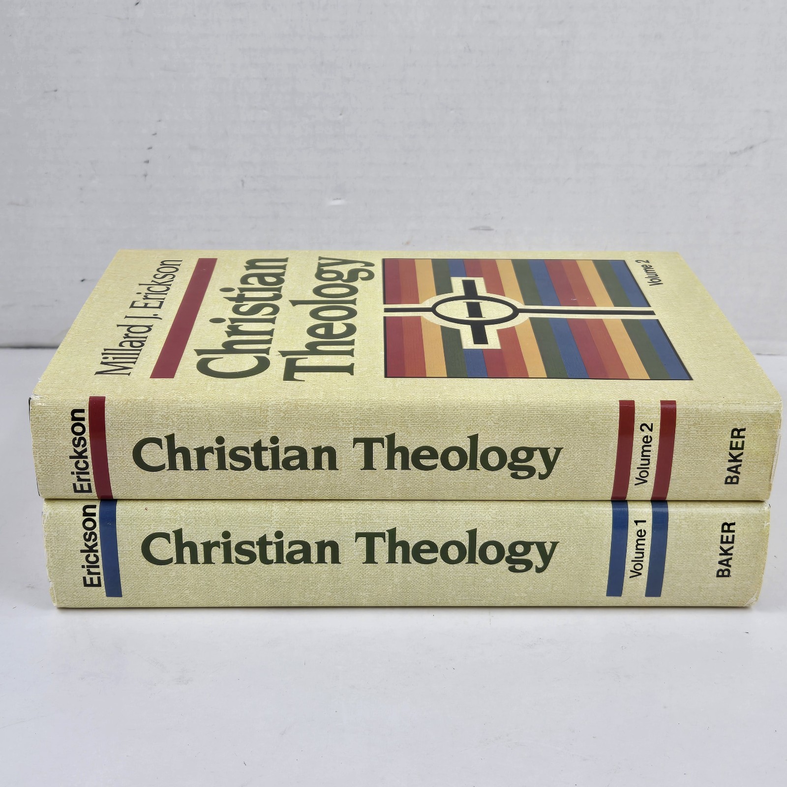 Christian Theology Vol 1 & 2 Erickson 1983 First Edition & Print HC Baker Books