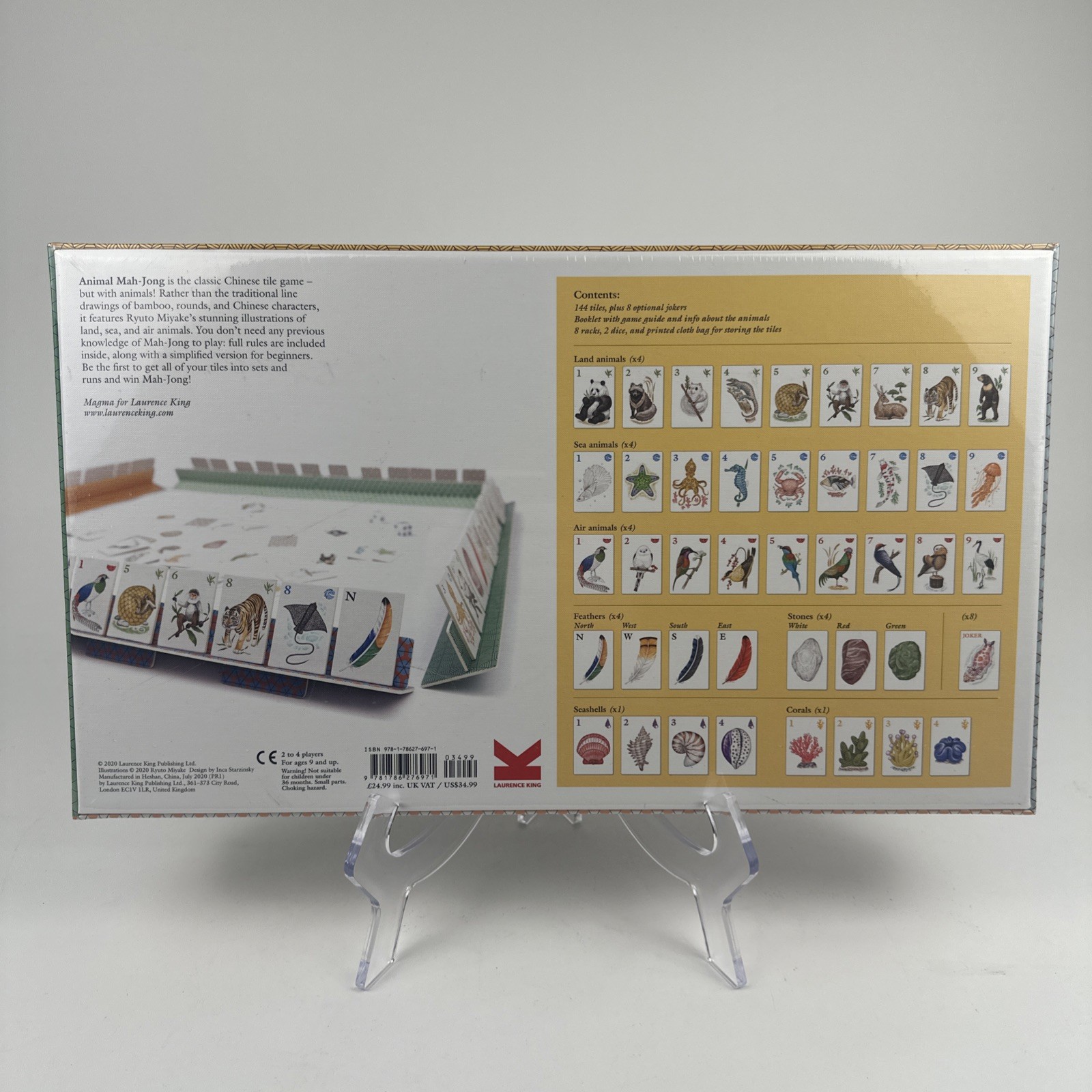 Animal Mah-jong by Ryuto Miyake Chinese Tile Game 2020 Sealed Brand New