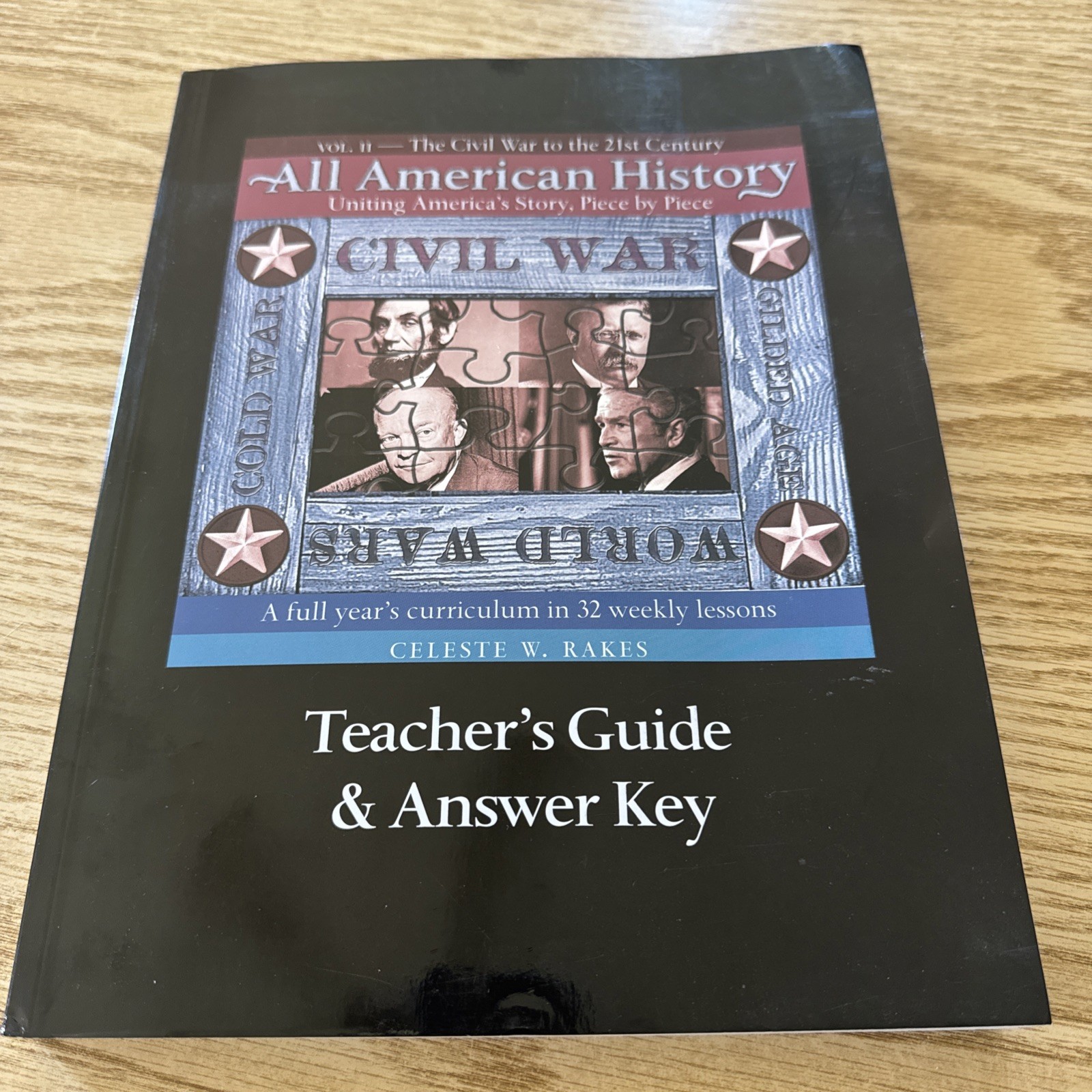 ALL AMERICAN HISTORY volumes 1 & 2 , student readers , Teachers Keys 1 & 2