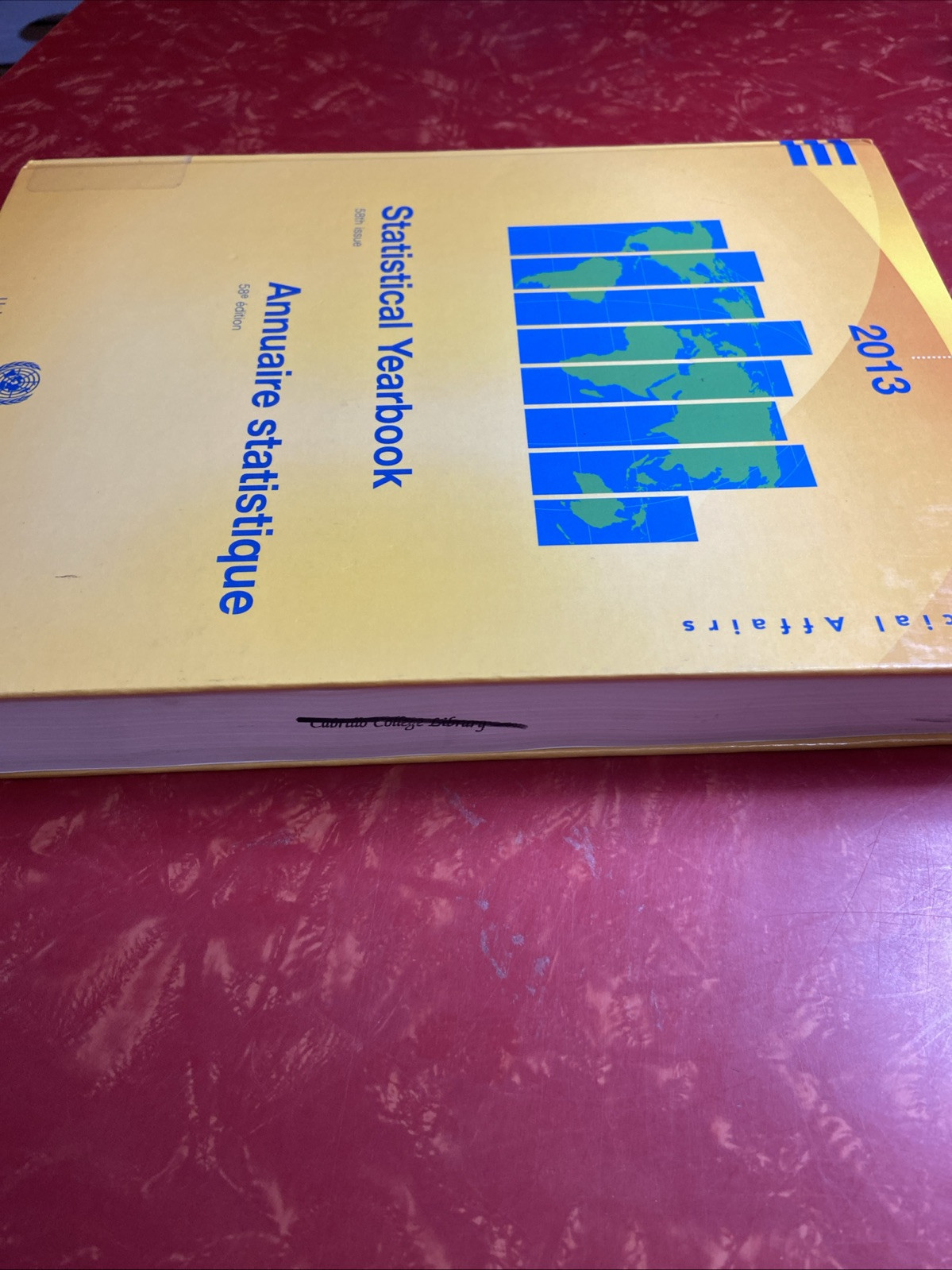 United Nations Statistical Yearbook 58th Issue 2013 Hardcover
