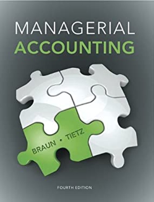 Managerial Accounting Hardcover