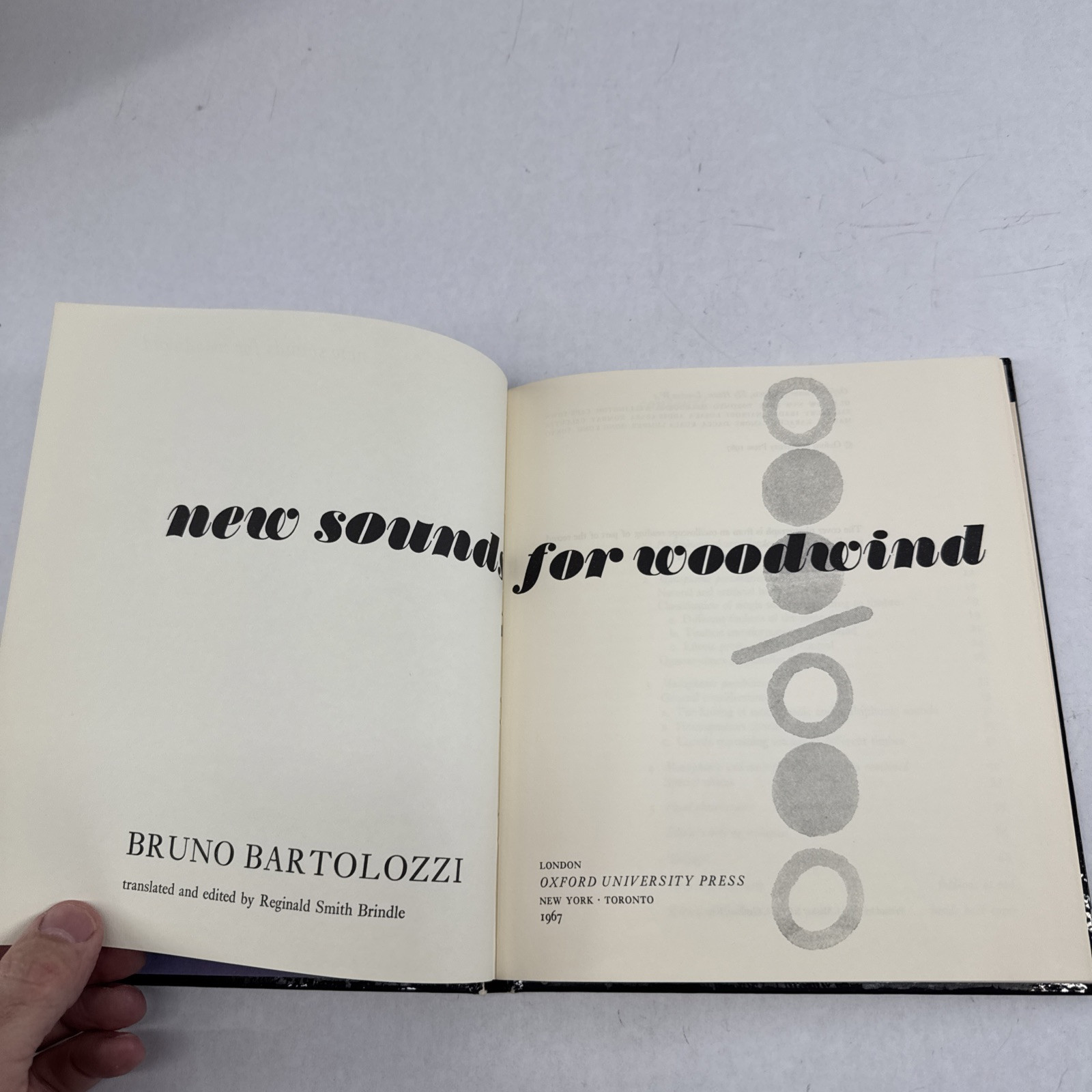 New Sounds For Woodwind, Bruno Bartolozzi, 1967