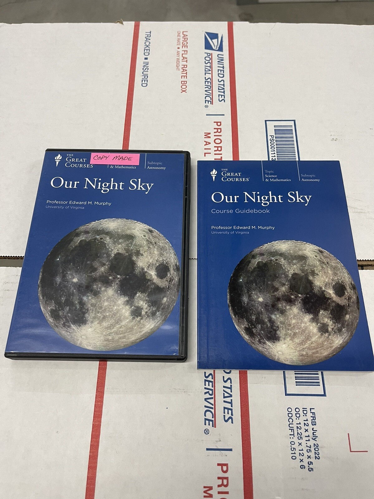 Lot Of 3 The Great Courses: The Nature of Earth, Our Night Sky, Skywatching