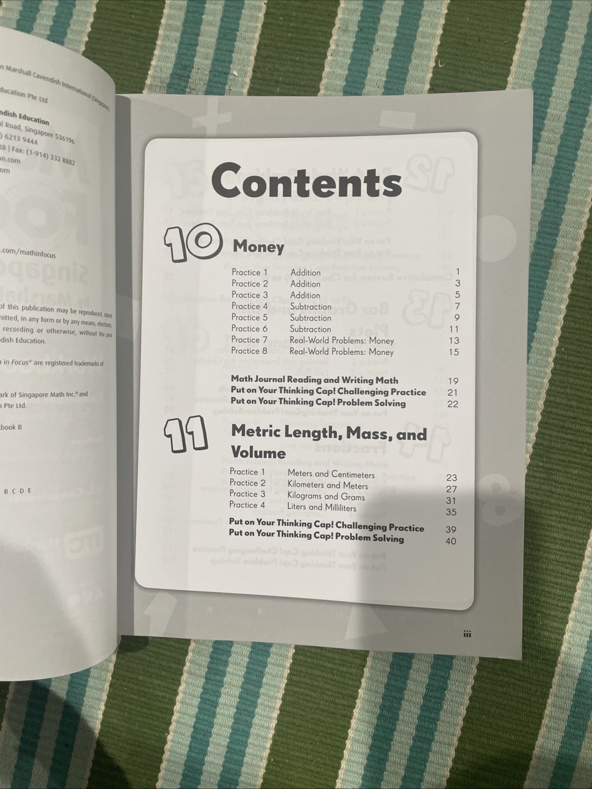 Math in Focus: Singapore Math: 3rd Grade Student 3B Textbook and Workbook Set