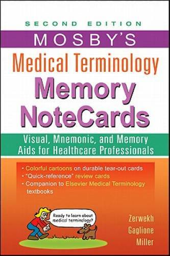 Mosby’s Medical Terminology Memory NoteCards, 2e – Cards – GOOD