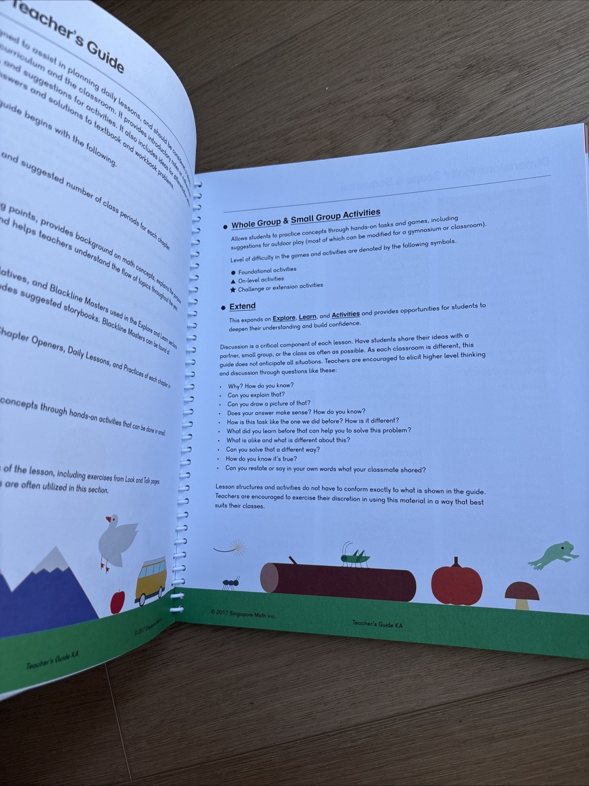 Dimensions Math Teacher’s Guide KA by Not Available (Spiral)