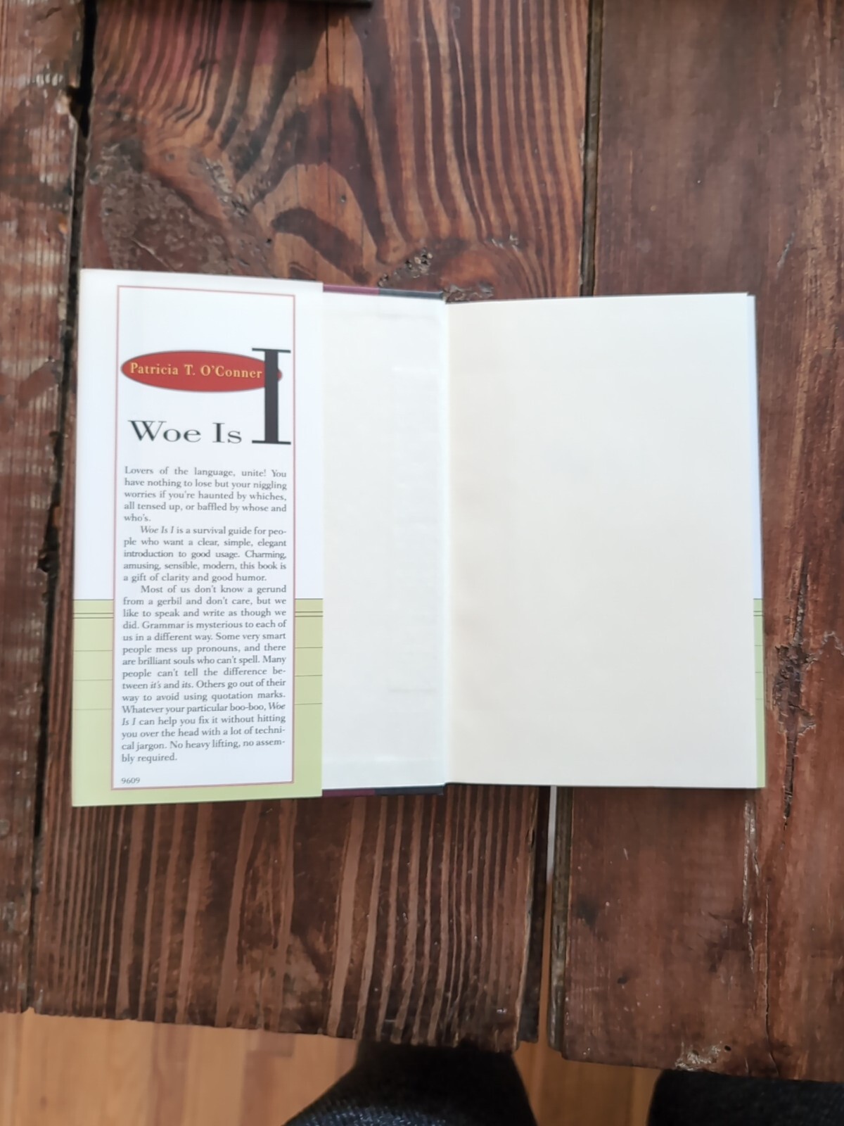 Woe Is I Grammarphobe’s Grammar Guide by Patricia O’Conner 2019 Hardcover