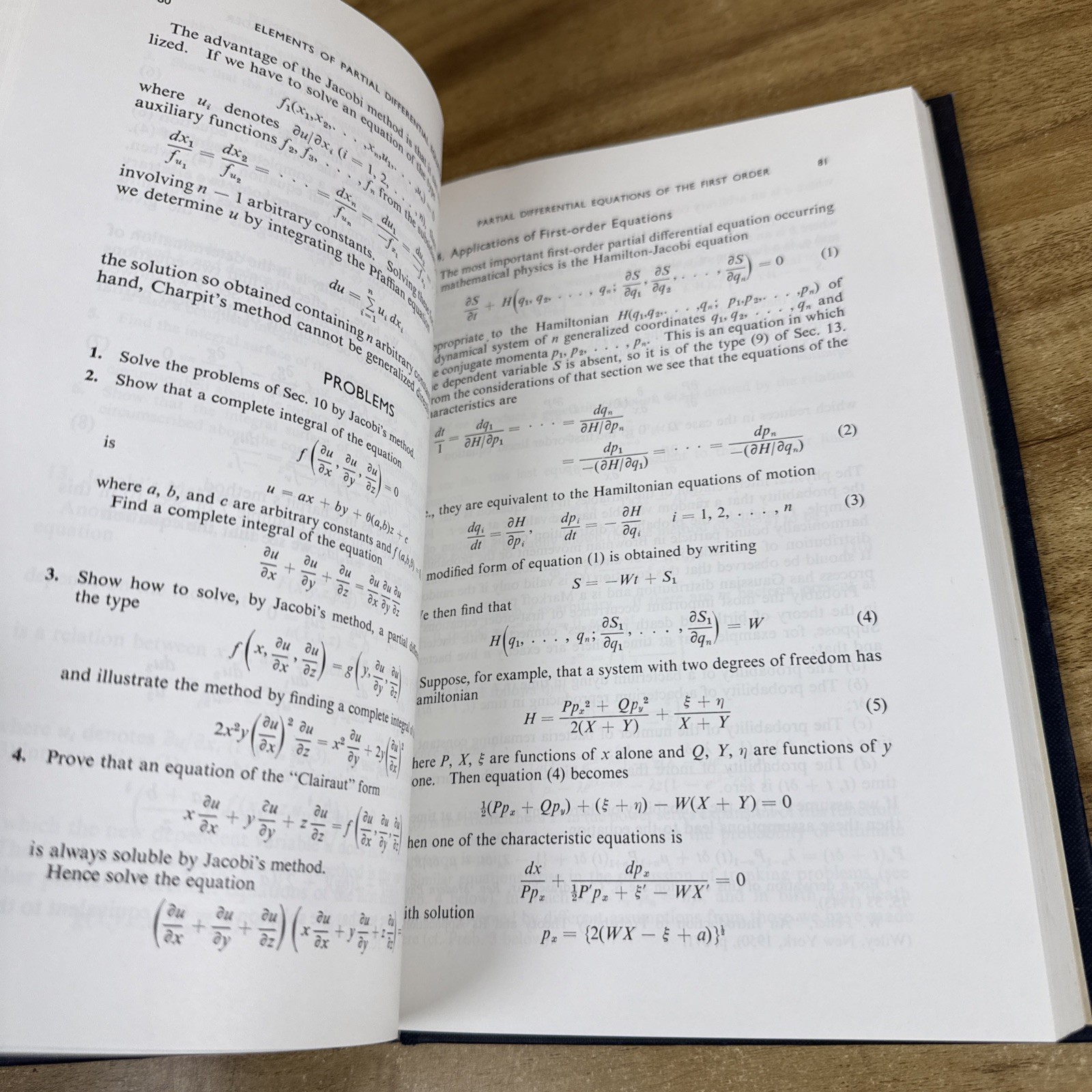 Elements Of Partial Differential Equations VTG 1957 HC Mathematics Calculus