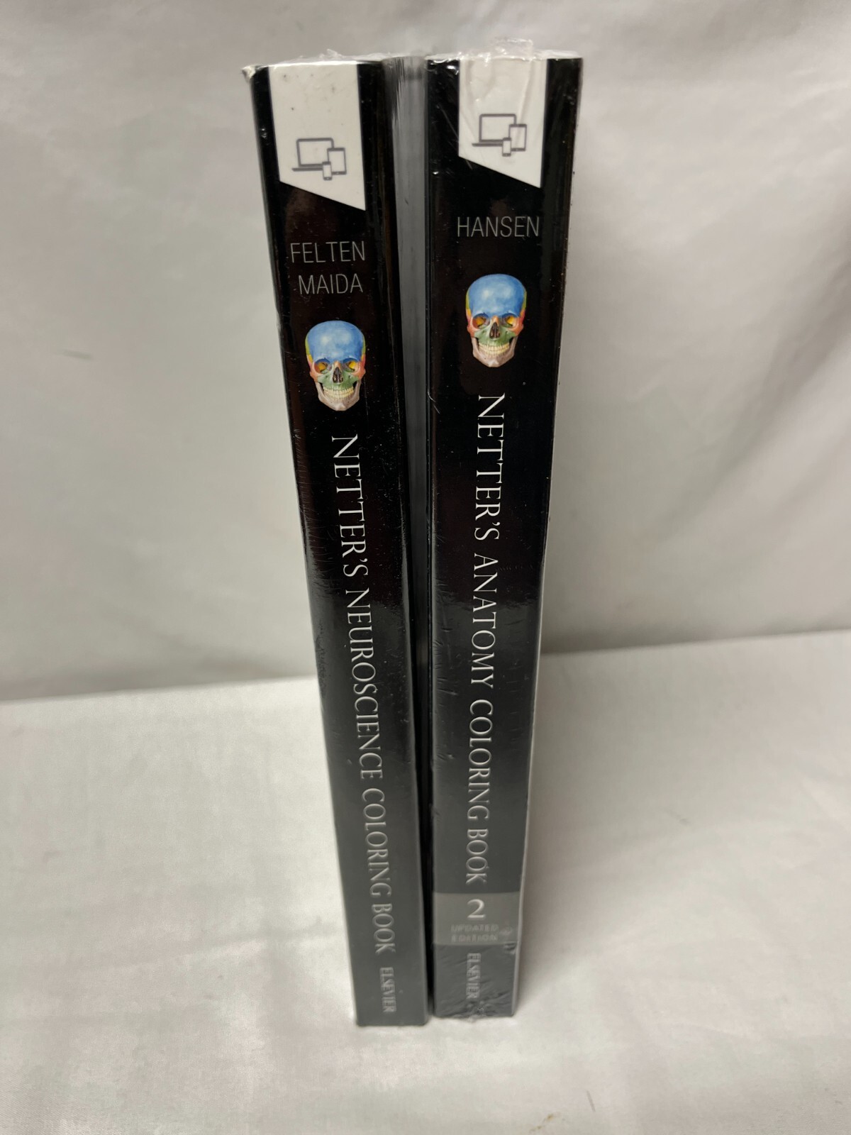 SET OF 2 Netter’s Neuroscience Coloring Book NEW!!