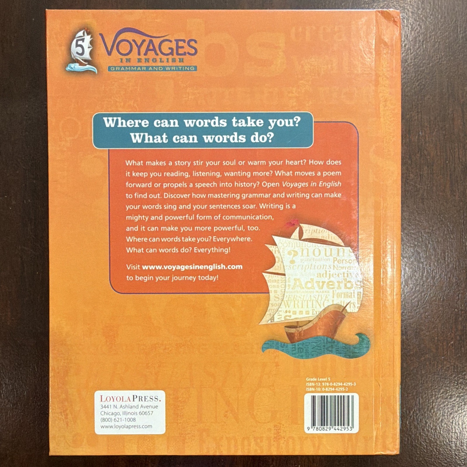 Loyola Press Voyages 5 in English Grammar & Writing 5 ISBN 9780829422953