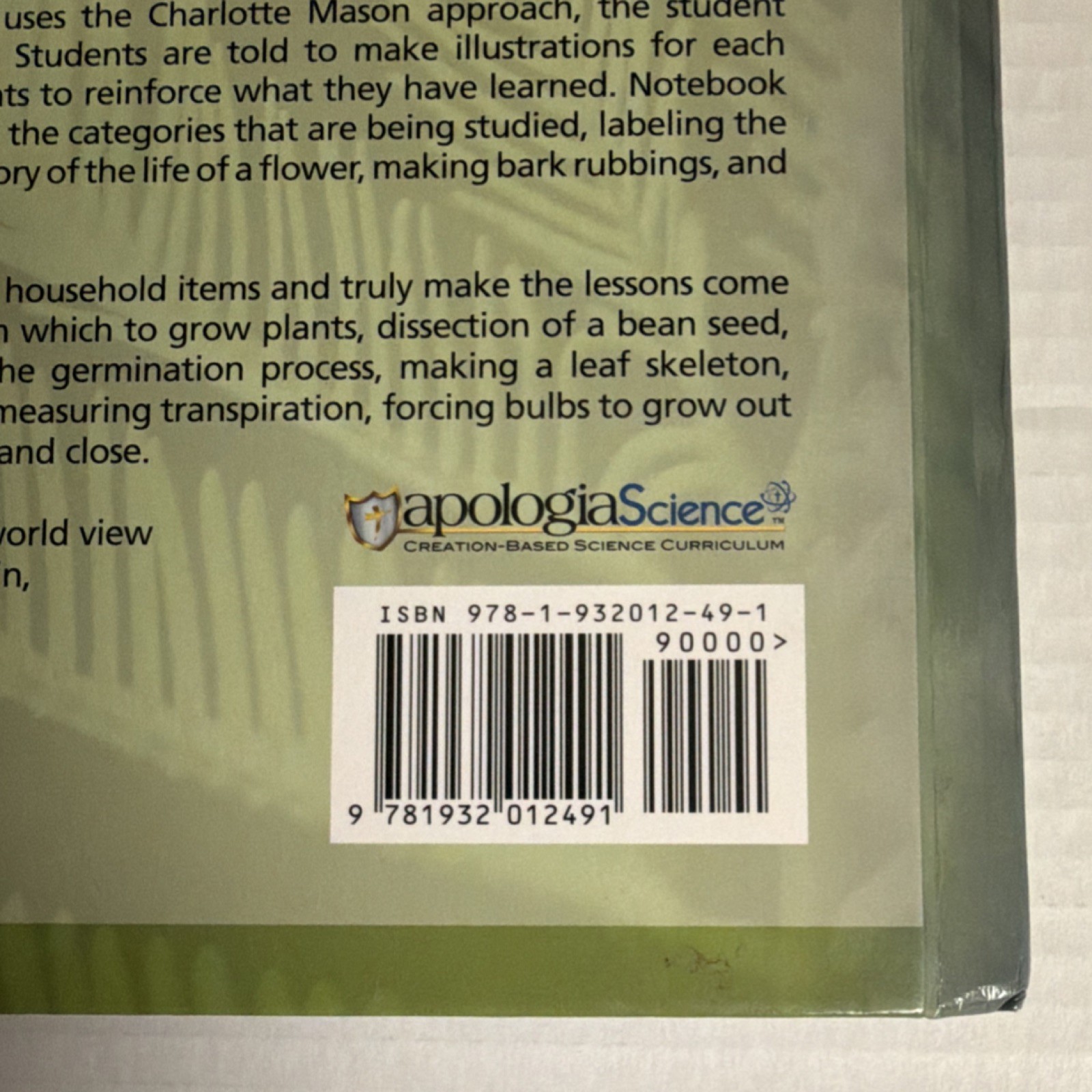 Apologia Exploring Creation with Botany Young Explorer Series Fulbright Hardcov…