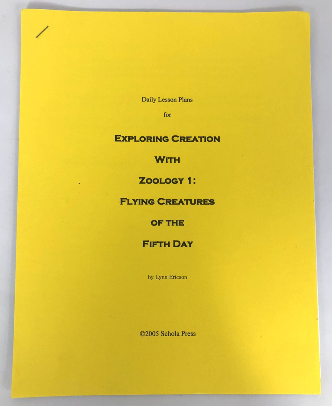 Apologia Lot Young Exploring Creation Zoology 5th Day Textbook Notebooking