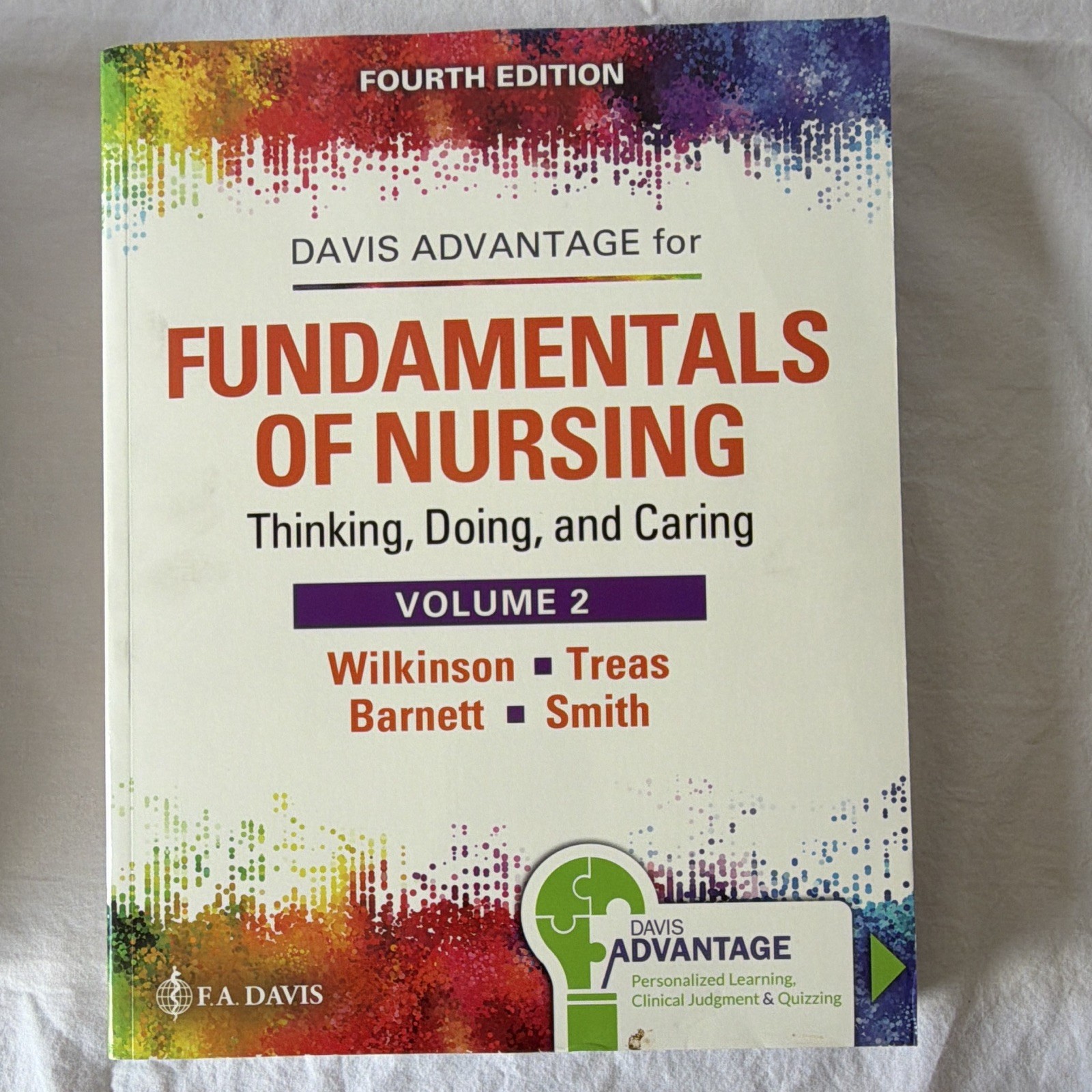 F.A. Davis Davis Advantage Fundamentals of Nursing 4th Ed Vol 1-2, 2019