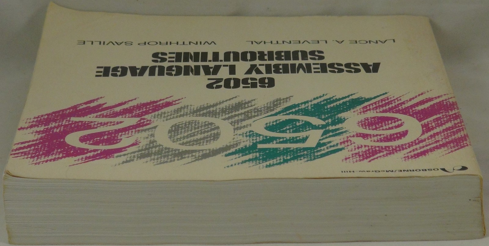 6502 Assembly Language Subroutines Leventhal Vintage Microprocessor Programming