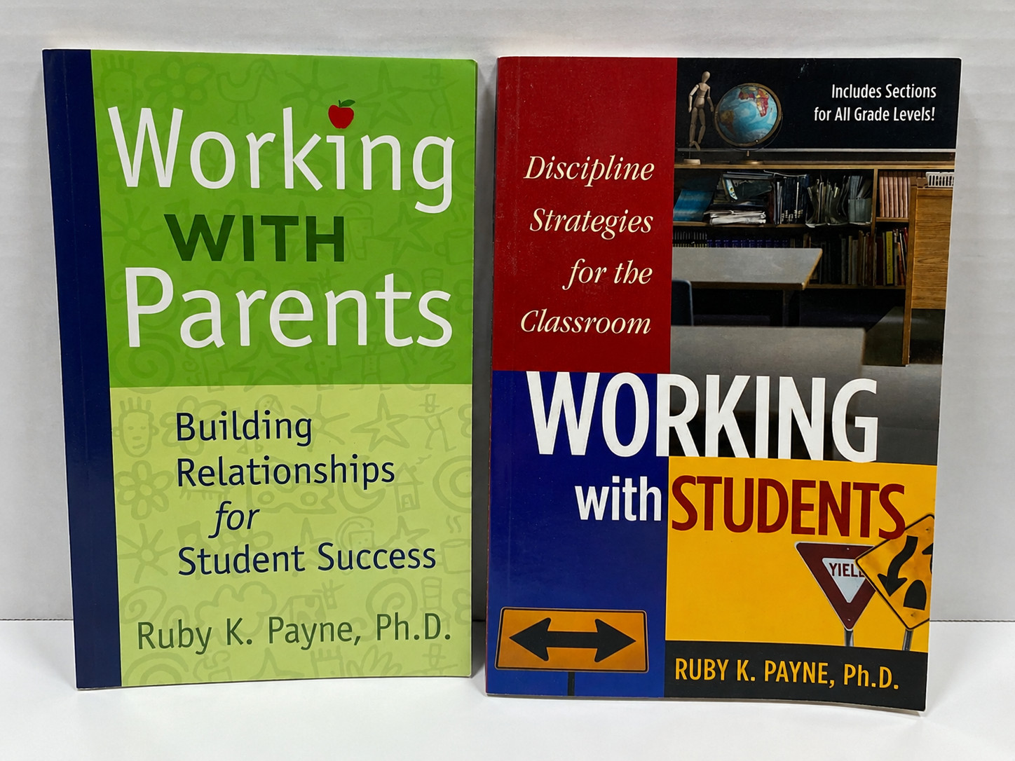 Ruby K Payne 2 Book Lot Working With Parents & Working With Students PB Educatio