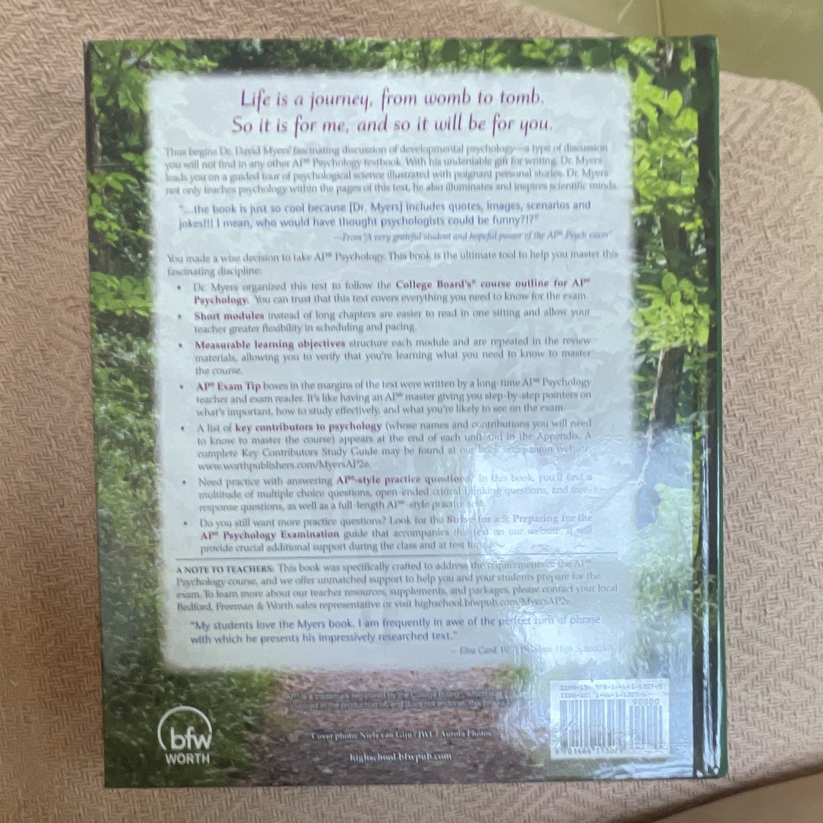 Myers’ Psychology for AP 2nd Ed Hardcover David G. Myers Worth 2014
