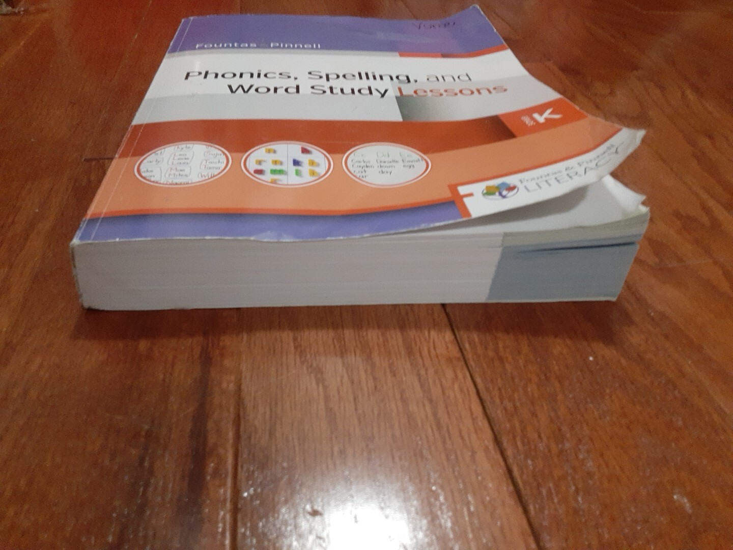 Fountas & Pinnell Phonics,Spelling, And Word Study Lessons Grade K GOOD