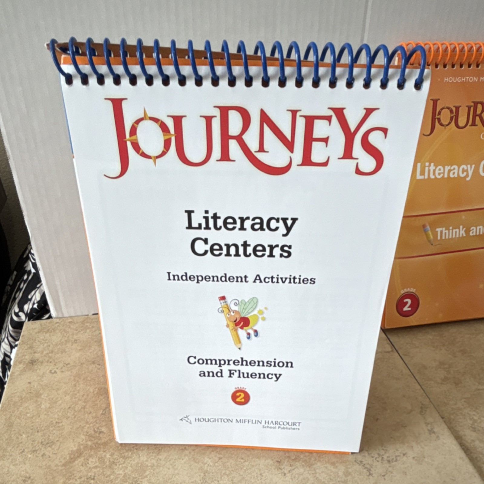 Houghton Mifflin Harcourt Journeys Literacy Centers Gr. 2 Spiral Bound Set of 3
