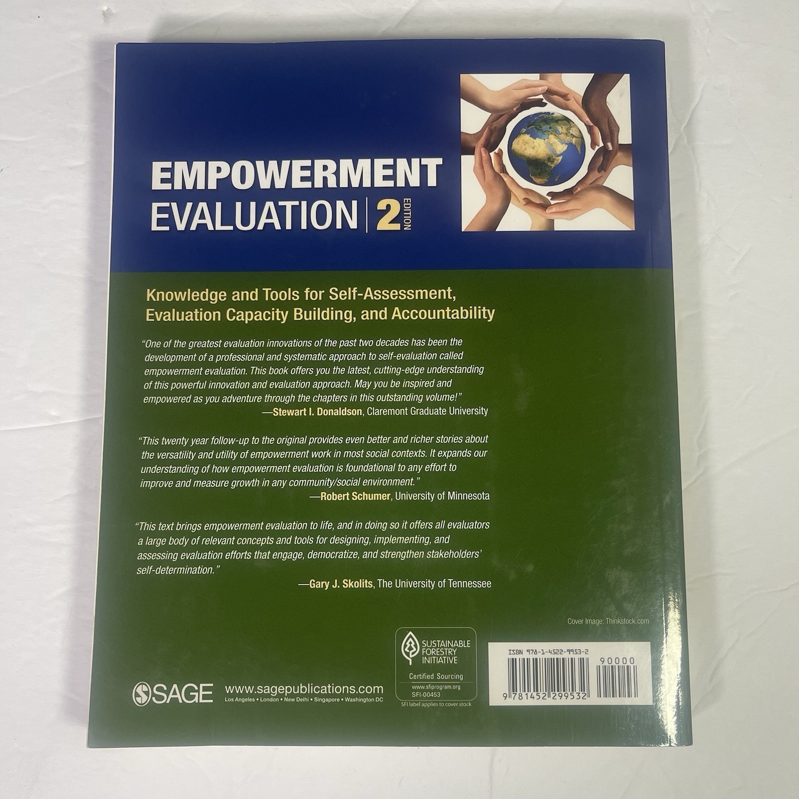 Empowerment Evaluation: – Paperback, by Fetterman David; Kaftarian – Like New🔥