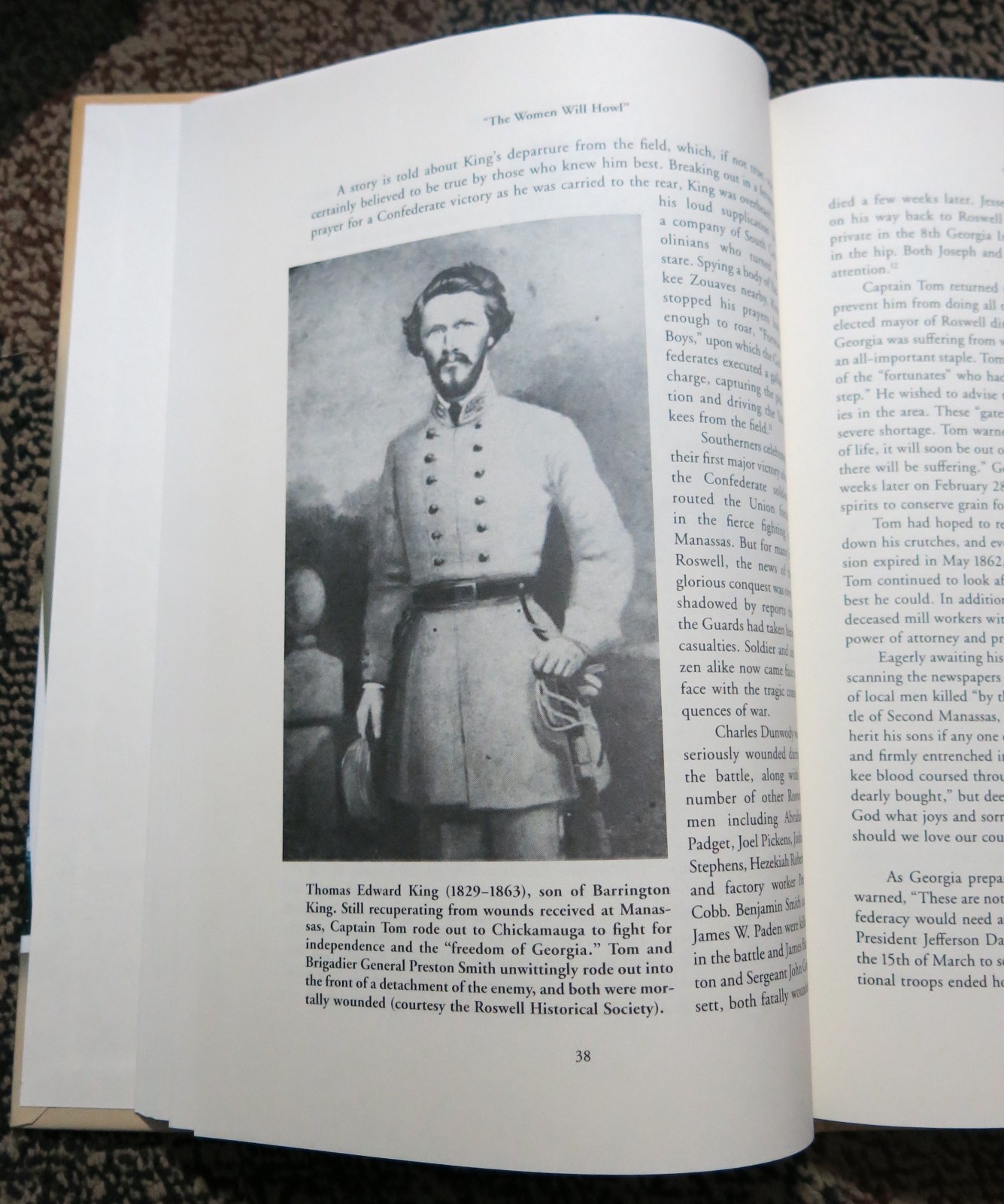“The Women Will Howl”: The Union Army Capture of Roswell – Signed HB