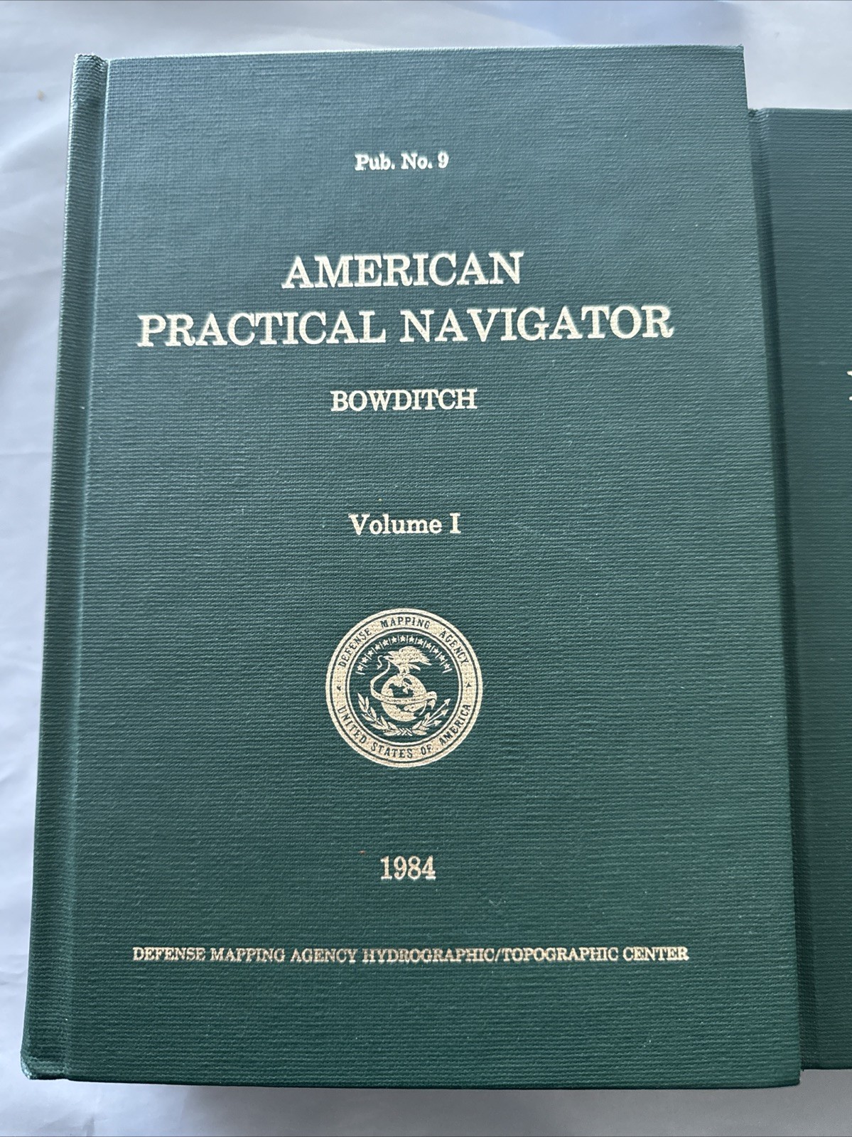 American Practical Navigator Pub 9 Bowditch Vol I & II 1981 1984 HC Set