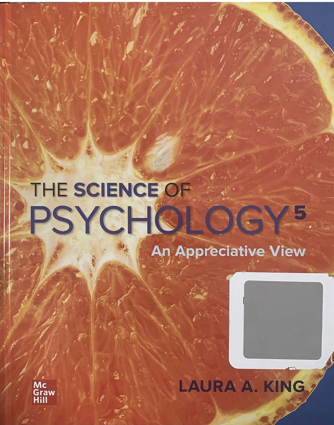 McGraw Hill Science of Psychology 5th Ed Laura A. King Hardcover Textbook