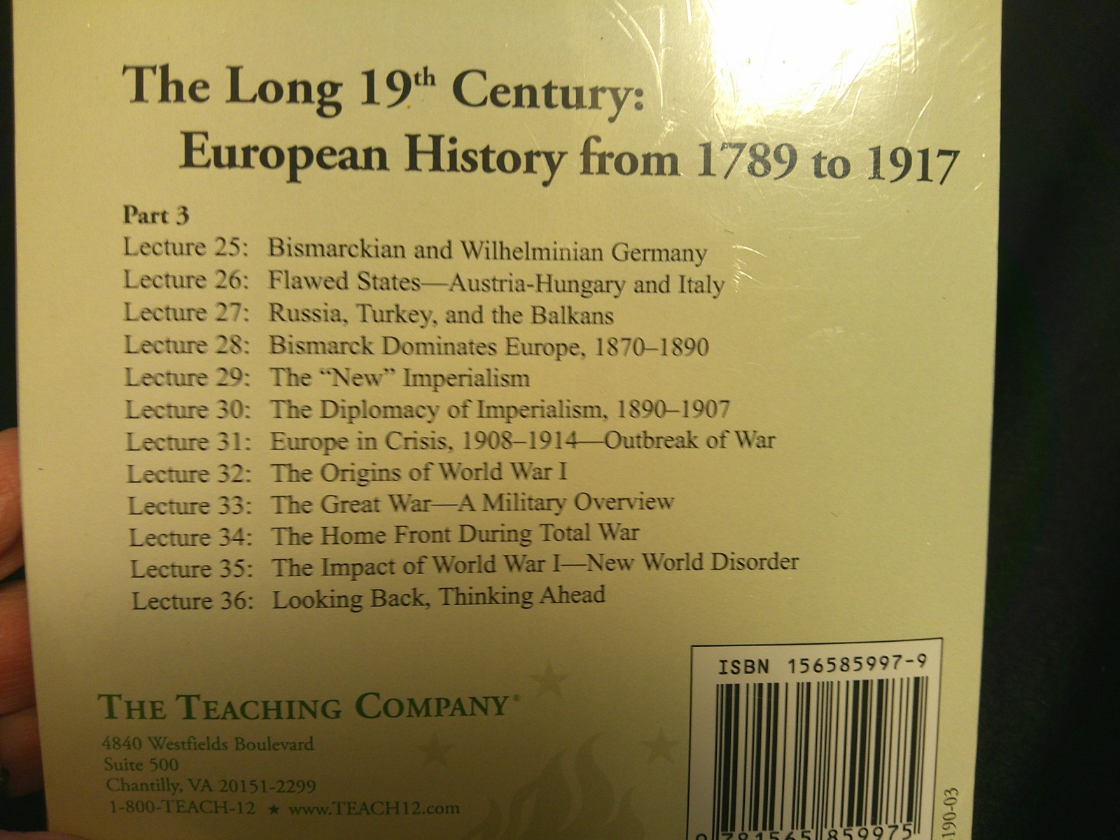 The Great Courses The Teaching Company NEW Sealed Europe History Modern