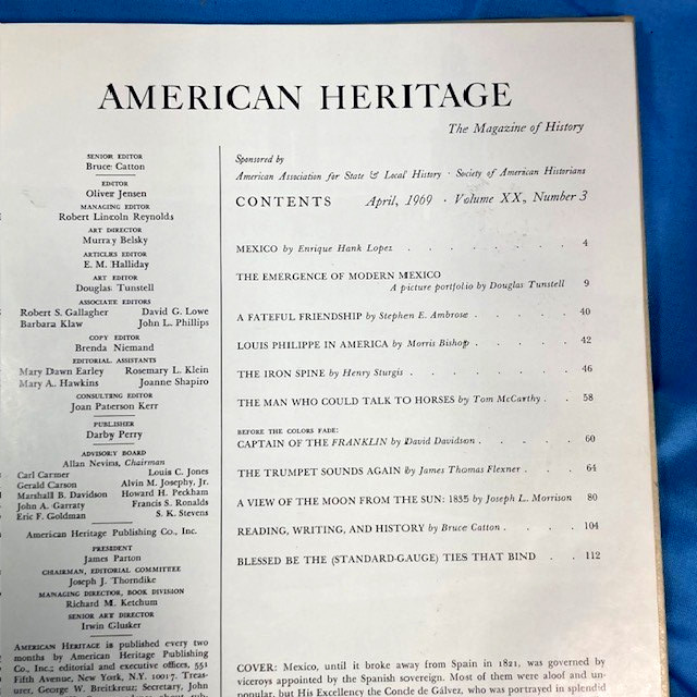 American Heritage, Hardcover Books, Apprx 100 pages each, 1969 – 1970 “YOU PICK”