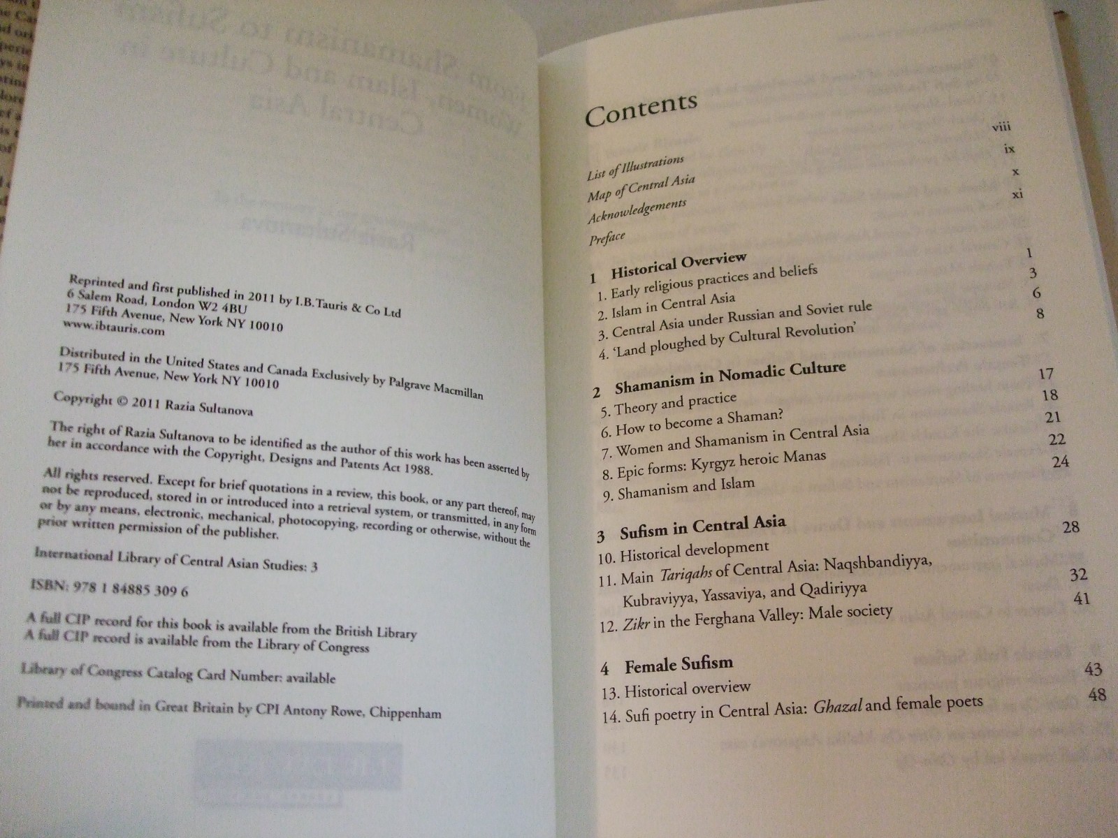 From Shamanism to Sufism: Women, Islam, Culture in Central Asia. Signed.