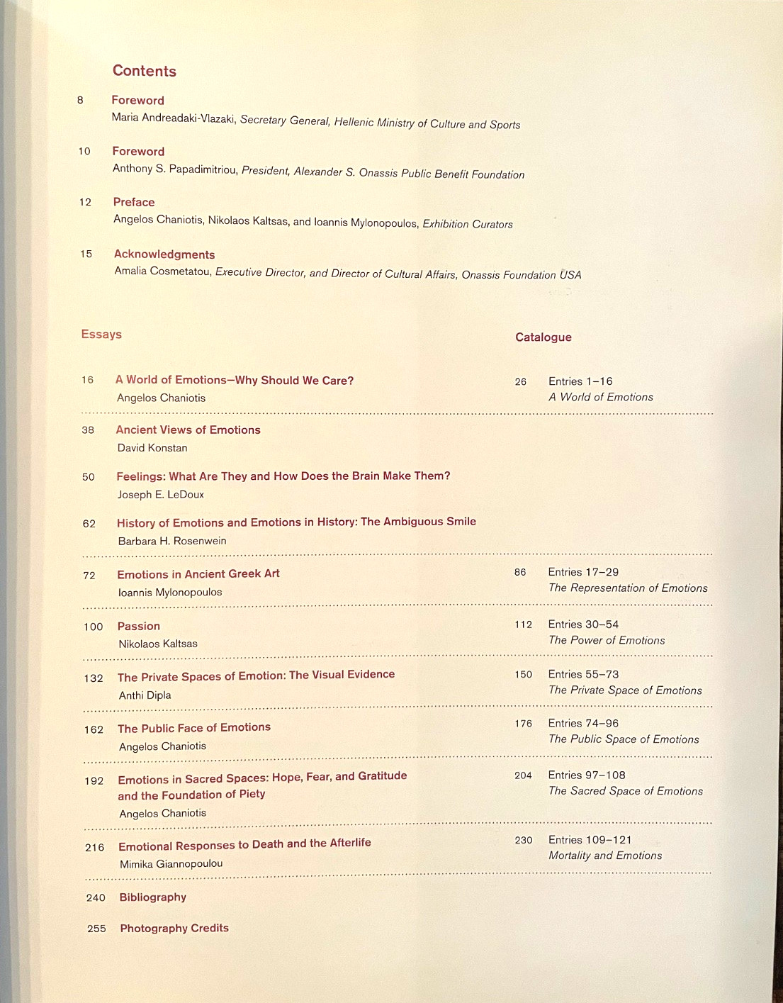 A World of Emotions: Ancient Greece, 700 BC-200 AD, 2017 Catalog