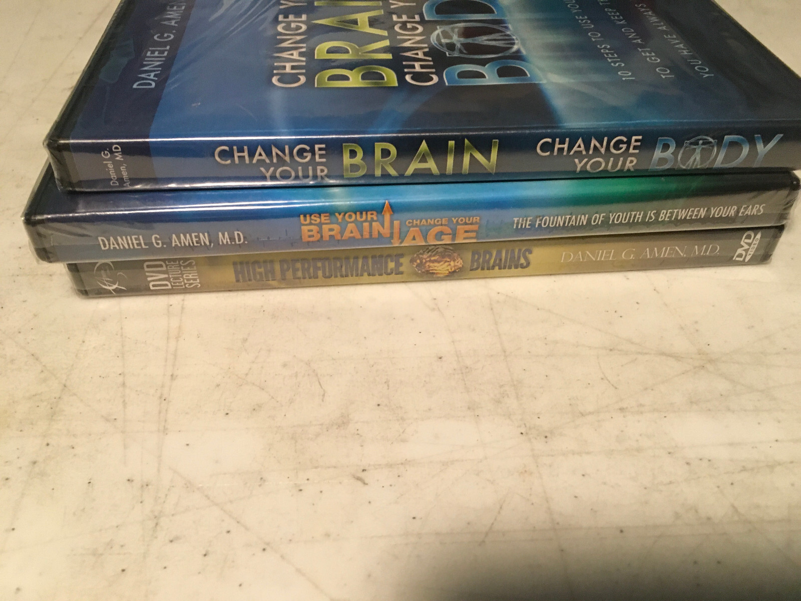 Daniel G Amen MD Lot Of 3 Names Are In Description Below Brand New DVD’S