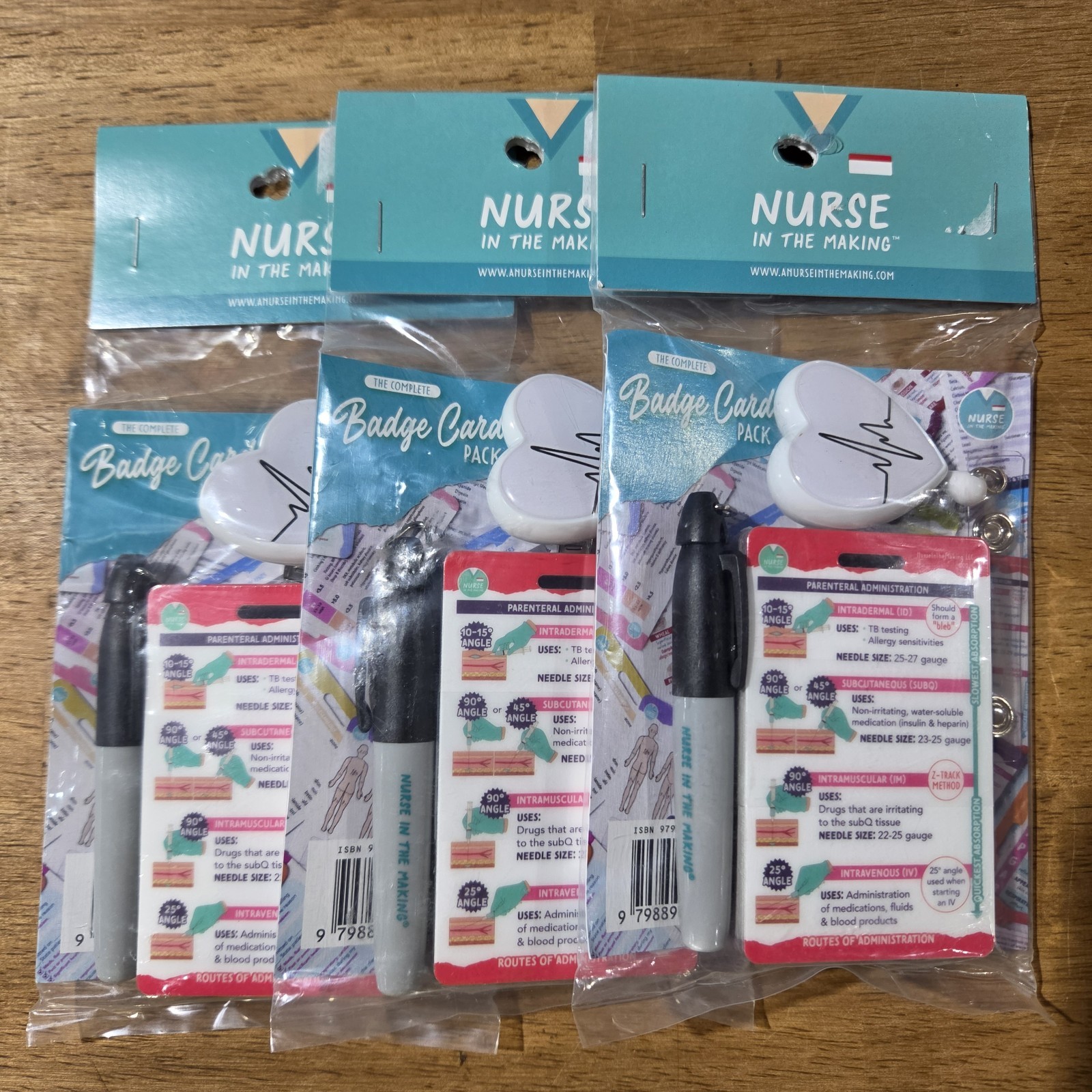 New 3 Pk Nurse In The Making The Complete Badge Card Pack