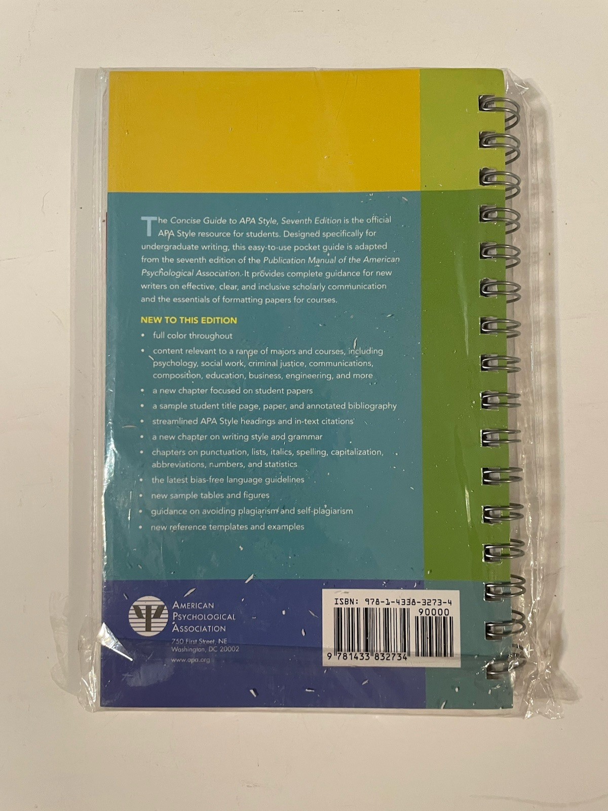 Concise Guide to APA Style : 7th Edition by American Psychological Association